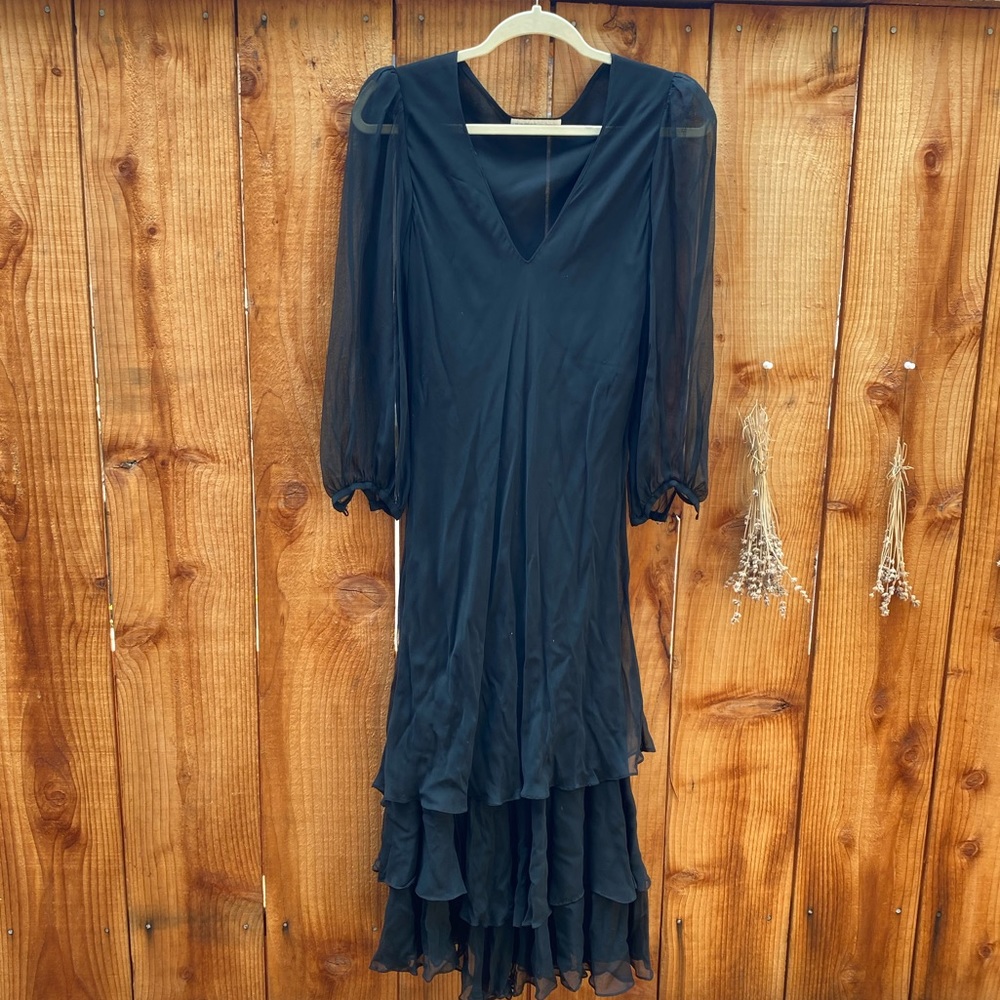 Judy Hornby Couture Black vintage dress